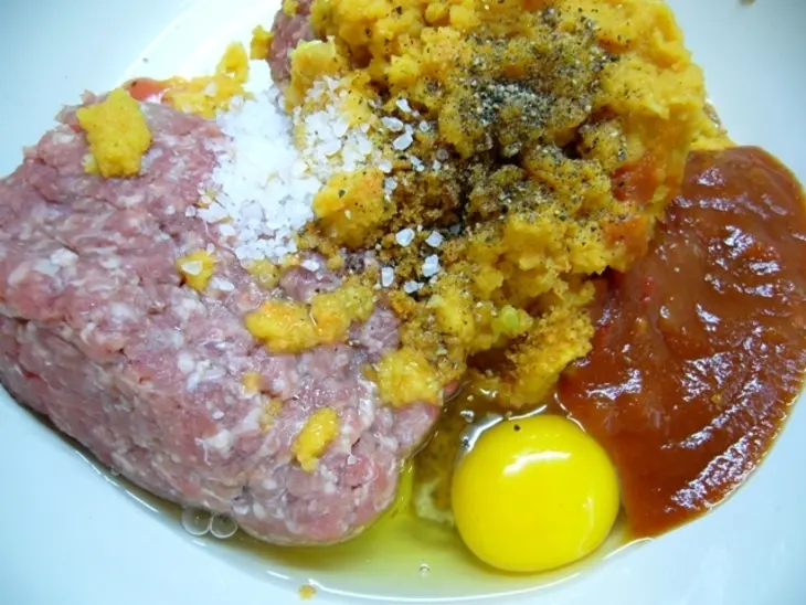 Мясной хлеб-чизбургер: шаг 5