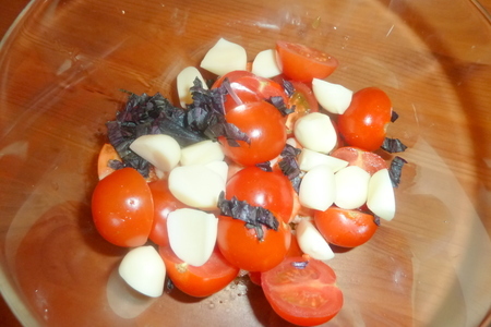 Салат пастой fusilli, креветками и сыром скаморца: шаг 2