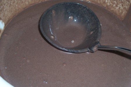 Шоколадно-бисквитные оладьи: шаг 5