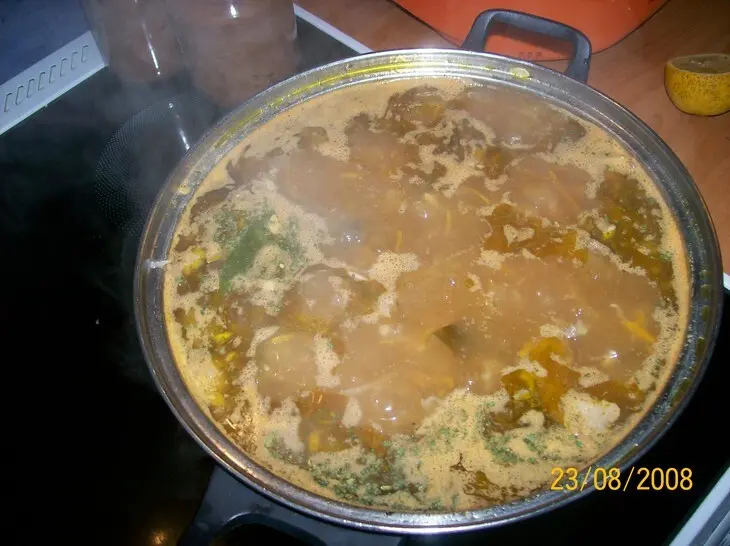 Калья - почти классический рассольник с почками: шаг 5