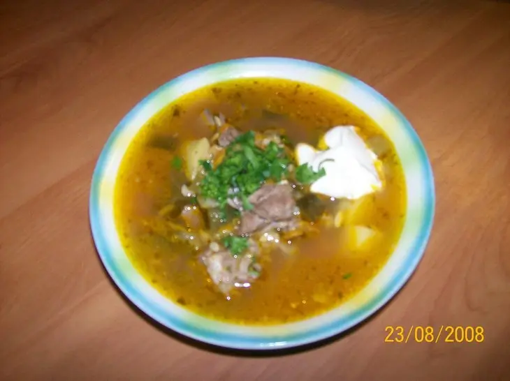 Калья - почти классический рассольник с почками: шаг 6