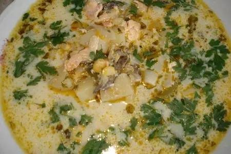 Похлебка из форели и кукурузы: шаг 7