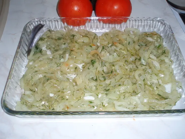 Хамса в духовке: шаг 4
