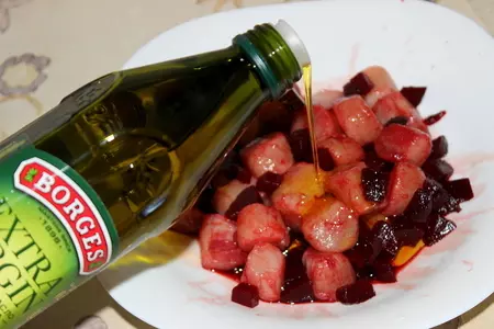 Фарфалле-салат с розовыми гребешками и соусом песто.: шаг 2