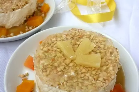 Пирожное с росточками зелёной гречи: шаг 9