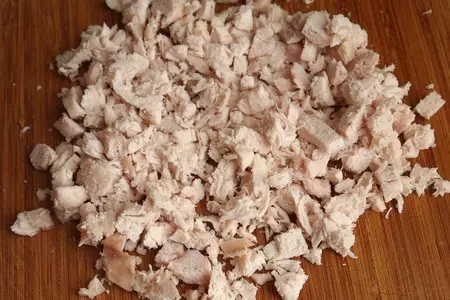 Куриный салат с пшеном и апельсинами: шаг 5