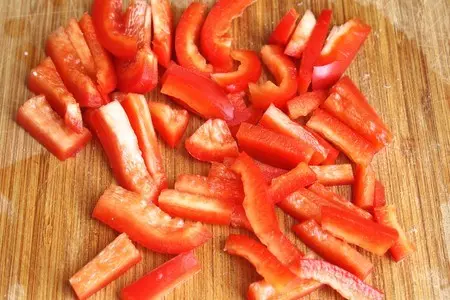 Куриный салат с пшеном и апельсинами: шаг 6