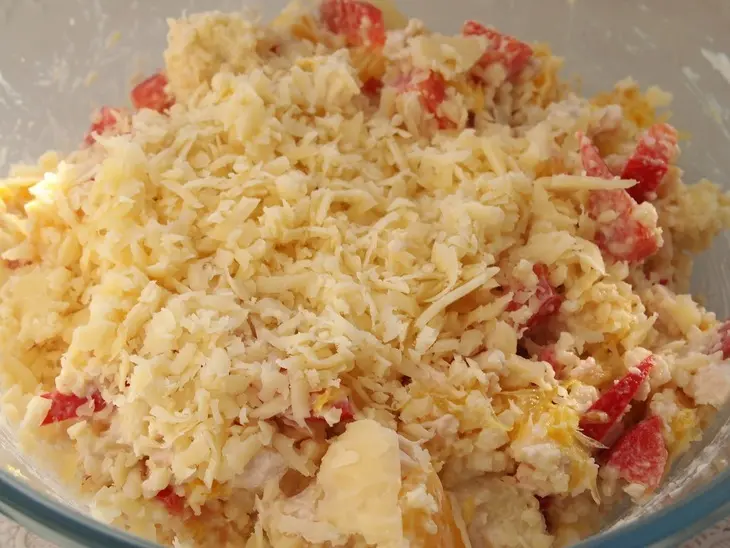 Куриный салат с пшеном и апельсинами: шаг 8