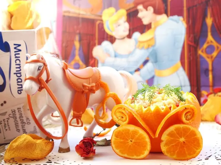 Куриный салат с пшеном и апельсинами: шаг 10