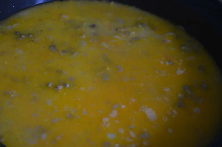 Перловая каша с капустой и мясом "волшебство": шаг 7