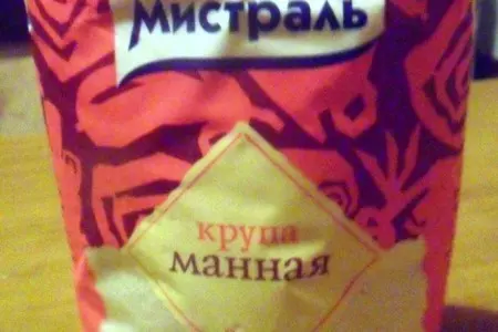 Необычный манник с грушами: шаг 1