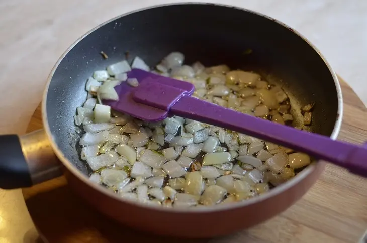 Блины с начинкой из субпродуктов и риса: шаг 6