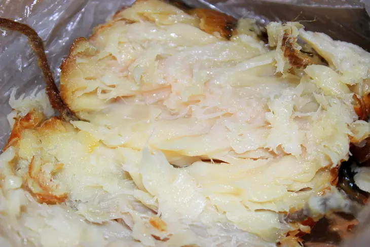 Пенне-салат с копченой зубаткой и оливками каламата.: шаг 4