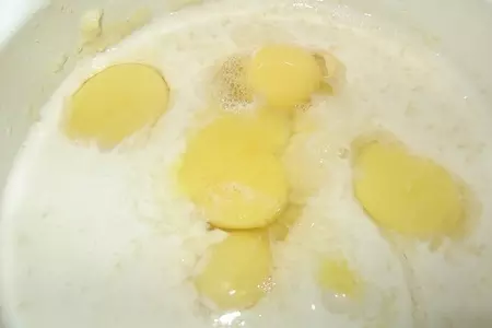 Блины пшенные с апельсиновой цедрой: шаг 4