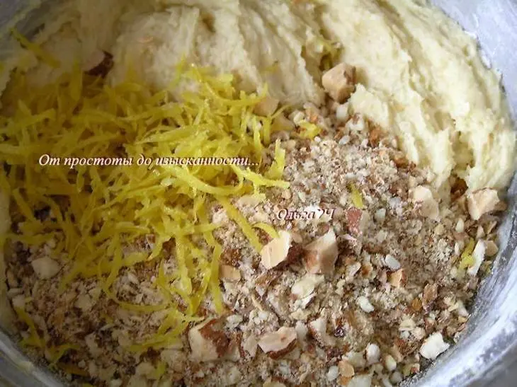 Блонди с малиной и миндалем: шаг 3