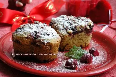 Блонди с малиной и миндалем: шаг 7