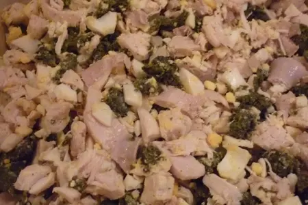 Картофельная запеканка с щавелем и куриным филе: шаг 2