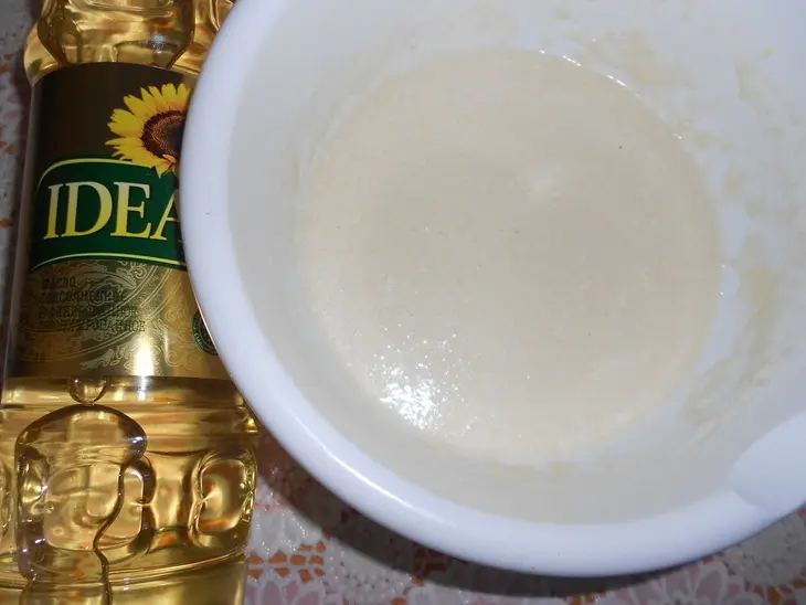 Блинные мешочки с изюмом, яблоками и орехами: шаг 2