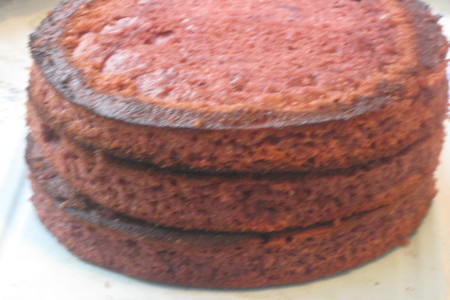 Red velvet cake (торт красный бархат): шаг 4