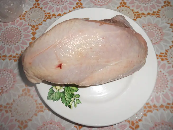 Запеченные блины с курицей и шампиньонами: шаг 4