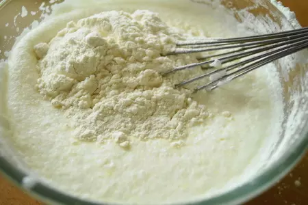 Масляные блинчики на белках: шаг 5
