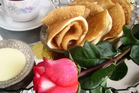 Нежные бисквитные блинчики со вкусом пиноколады.: шаг 6