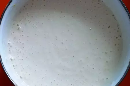 Гурьевские блины с шоколадным соусом: шаг 4