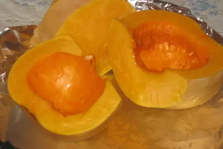 Суп из запеченной тыквы с диким рисом: шаг 4