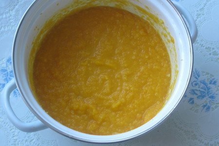 Суп из запеченной тыквы с диким рисом: шаг 8
