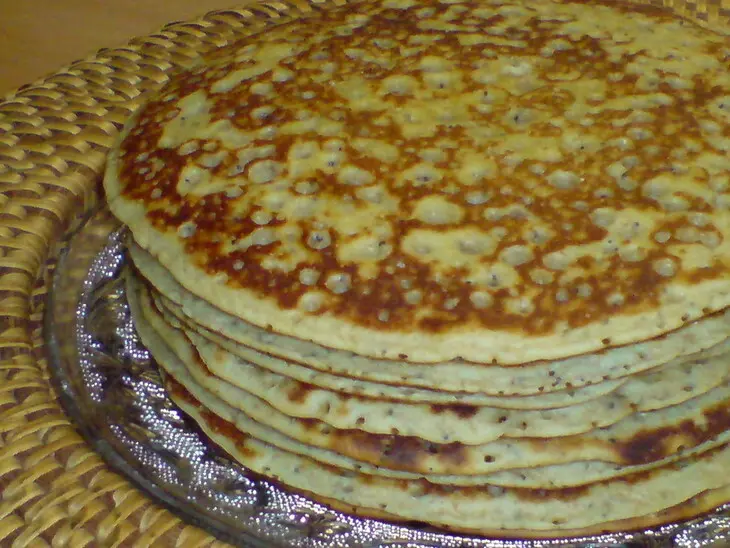 Апельсиновые панкейки с маком//день третий-"лакомка"!: шаг 5