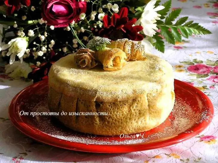 Блинный торт "лимонно-шоколадный блюз": шаг 6