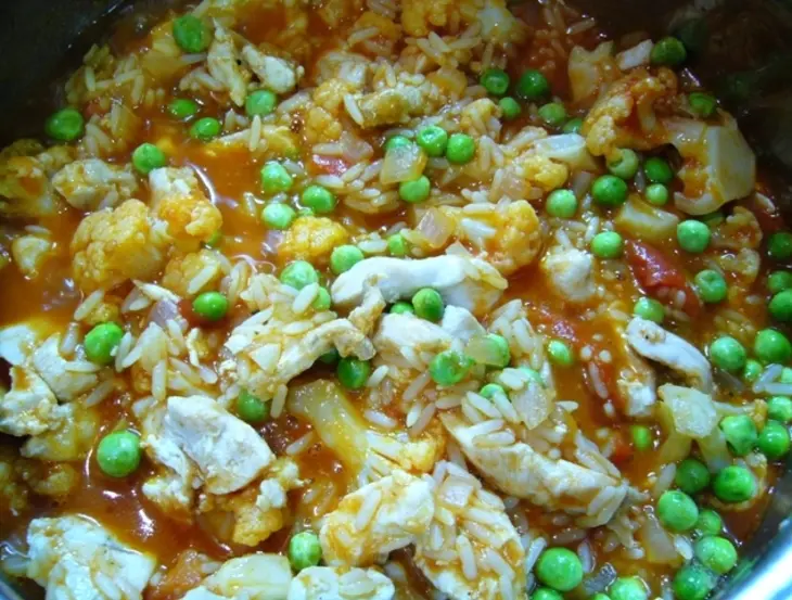 Карри из курицы с рисом: шаг 4