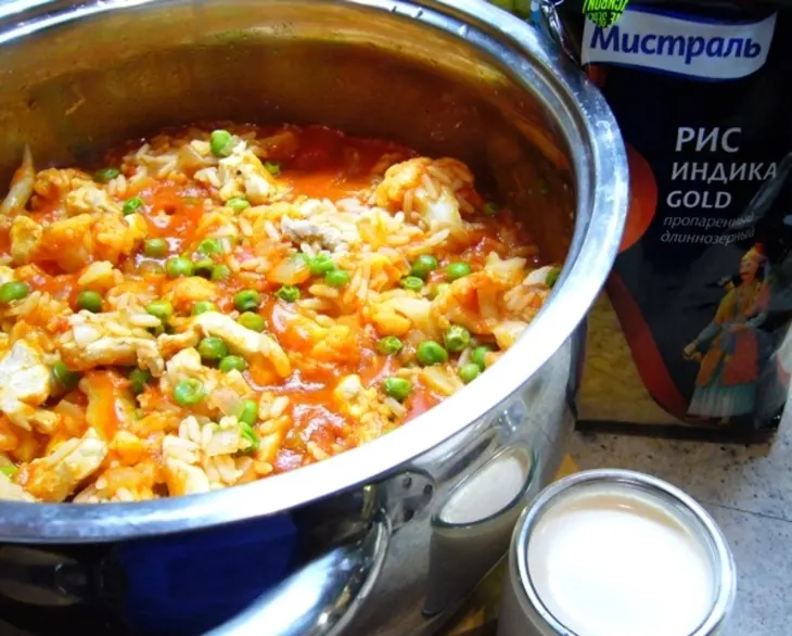 Карри из курицы с рисом: шаг 5