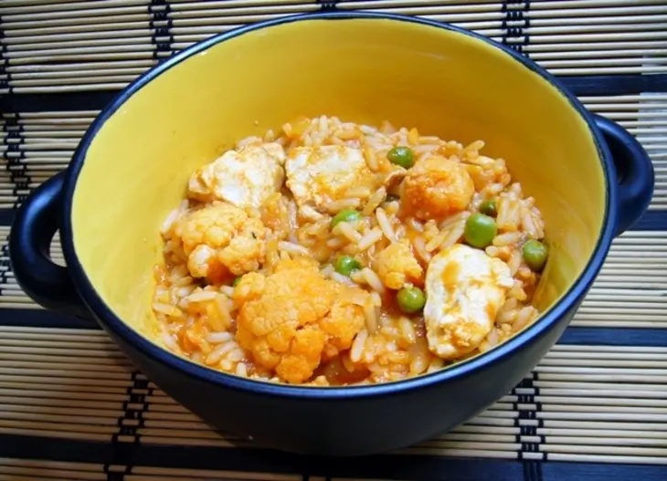 Карри из курицы с рисом: шаг 7