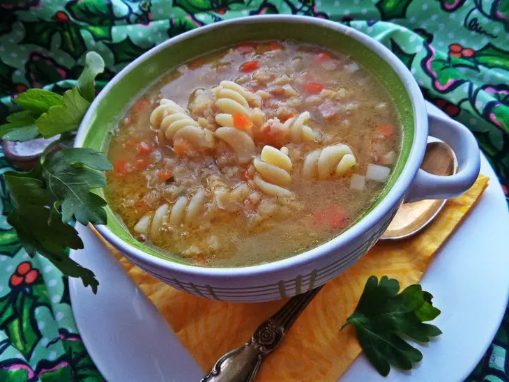 Чечевичная похлёбка с фузилли: шаг 9