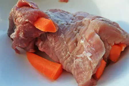 Cвинина,запечённая с морковью и фенхелем с рисом на гарнир: шаг 2