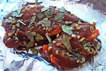 Cвинина,запечённая с морковью и фенхелем с рисом на гарнир: шаг 4