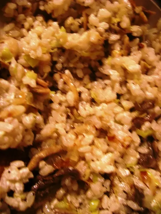 Треска, фаршированная рисом с грибами: шаг 2