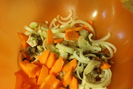 Рагу из говядины с фасолью и овощами в горшочке: шаг 2