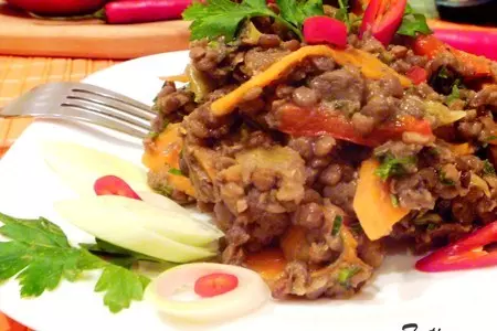 Рагу из чечевицы с овощами: шаг 7