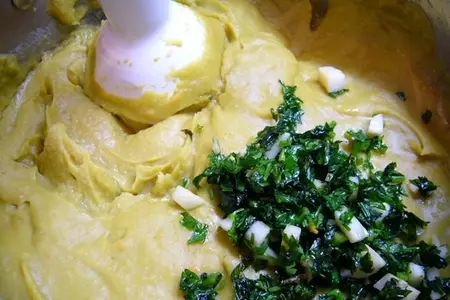 Блинчики с начинкой из горохового пюре: шаг 2