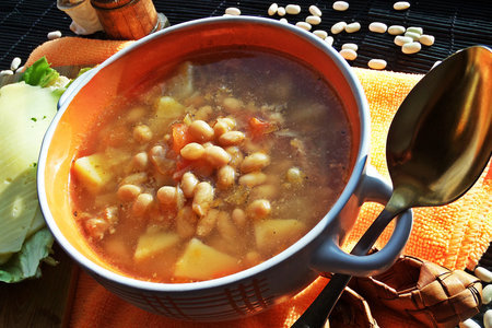 Суп с фасолью и овощами: шаг 6