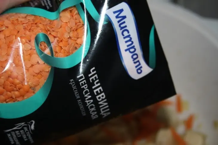 Куриный суп с персидской чечевицей: шаг 3