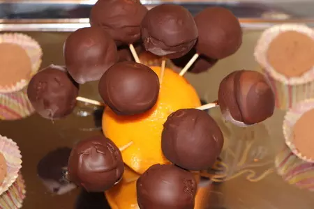 Домашние конфеты "не может быть" со вкусом халвы: шаг 8