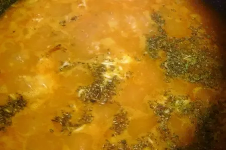 Минестроне с белой фасолью, орзо и окороком.: шаг 5