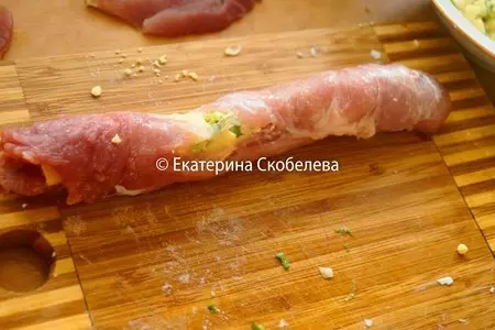 Фламенкины с начинкой из сыра, яиц и зеленого лука: шаг 5