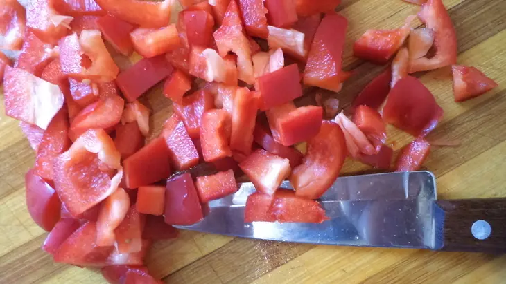 Паста пенне с брокколи и яркими овощами для постного стола: шаг 4