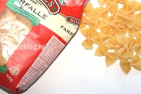 Итальянский салат с пастой: шаг 1