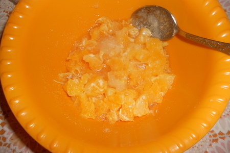 Постный апельсиновый пирог с отрубями: шаг 2