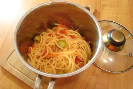 Спагетти с томатами (еда в пост).: шаг 7